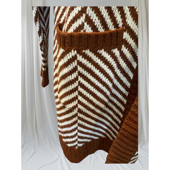 Fortune Ivy Women's Patterned Cardigan - Size S - Picture 3 of 4